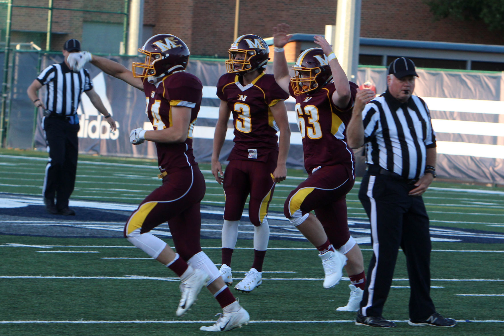 Holmen at Menomonie football 8-29-19